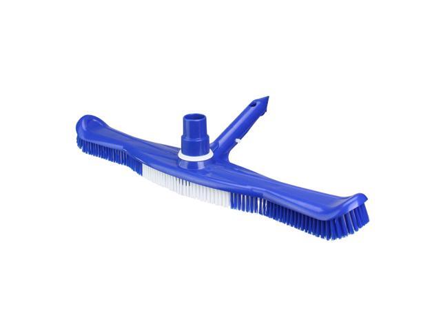 20' Blue and White Swimming Pool Vacuum Brush Head with Swivel