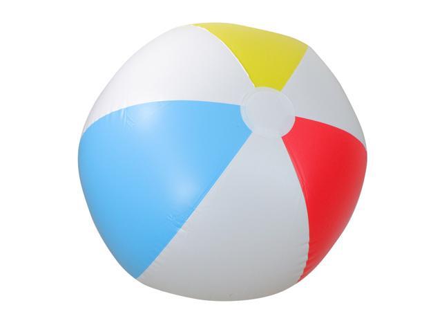 36' White and Blue 6-Panel Color Blocked Beach Ball