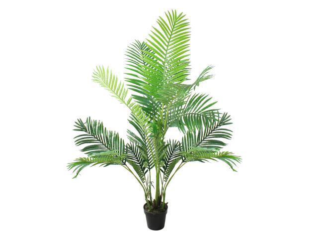 525' Potted Artificial Green Areca Palm Tree