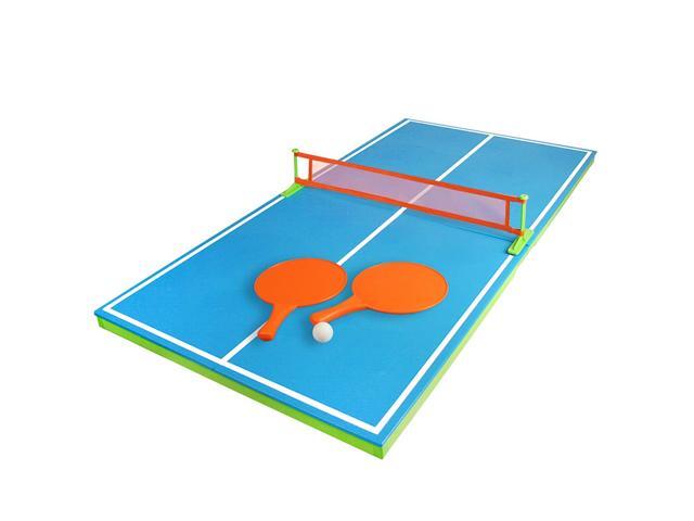 54' Blue and Green Floating Ping-Pong Table Swimming Pool Game