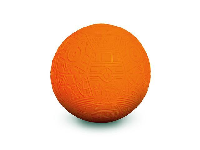 7' Orange Shark Bites Grip Balls Geometric Pattern Swimming Pool Toy