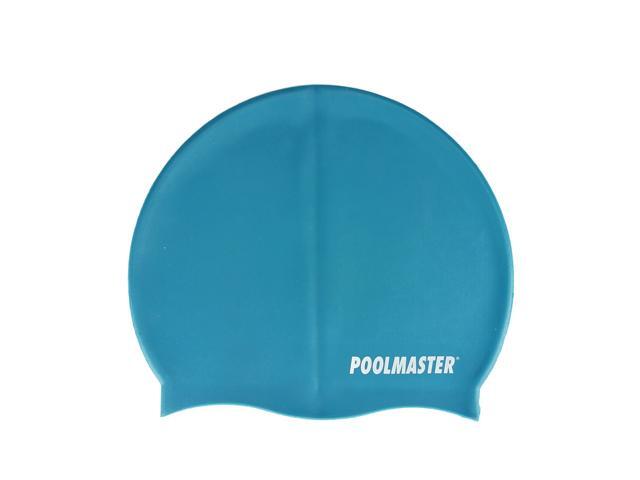 85' Aqua Blue Solid Swim Cap for Swimming Pools and Spas for Teens and Adults