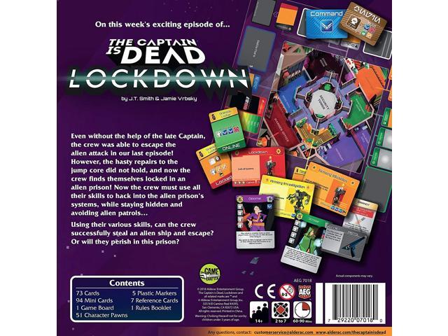 The Captain is Dead Lockdown Board Game Alderac Entertainment Group AEG7018