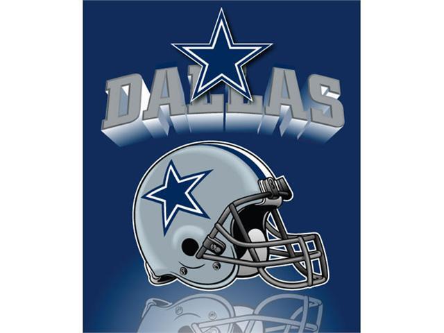 Northwest Dallas Cowboys Light Weight Fleece NFL Blanket - Grid Iron - 50 x 60 Inch