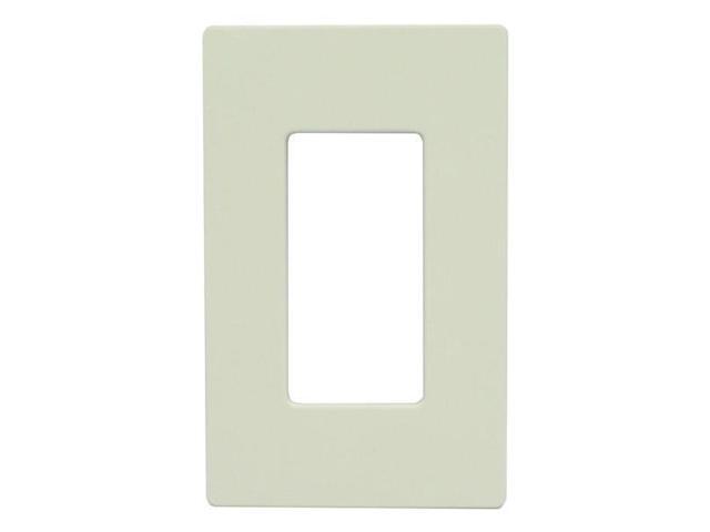 Lutron CW-1-LA Claro 1-Gang Wallplate Light Almond