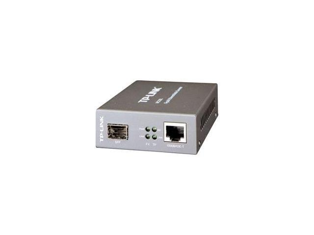 TP-Link Gigabit SFP to RJ45 Fiber Media Converter Fiber to Ethernet Converter 10/100/1000Mbps RJ45 Port to 1000Base-SX/LX SFP Slot Supporting
