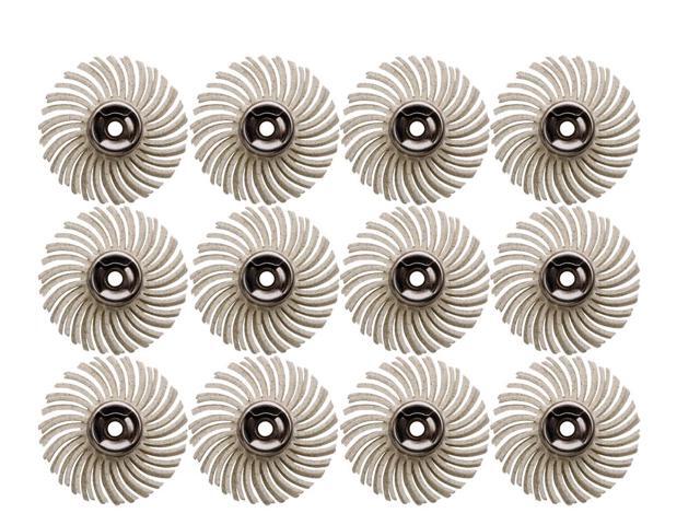 Dremel EZ472SA 12 Pack 120-Grit Detail Medium Abrasive Brush # EZ472SA-12PK