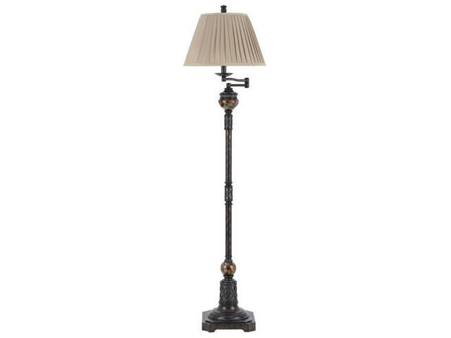 Cal Lighting BO-2299SWFL 150 W 3 Way Aberdeen Metal And Resin Floor Lamp