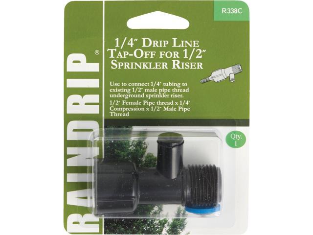 1/4In Tapoff For 1/2In Riser Rain Drip Underground Irrigation-Raindri R338CT