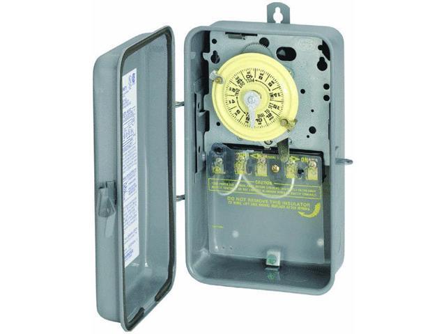 Intermatic 40A 277V 4000W Gray Raintight Outdoor Timer T104RD89