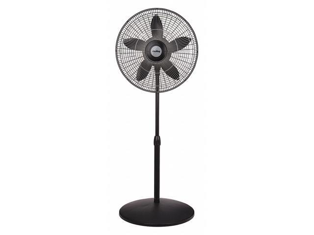 AIR KING 9118 18' Pedestal Fan Oscillating 3 Speeds 120VAC Black