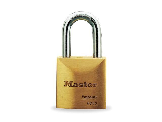 Padlock KA 1-1/2 In H 5 Pin Brass