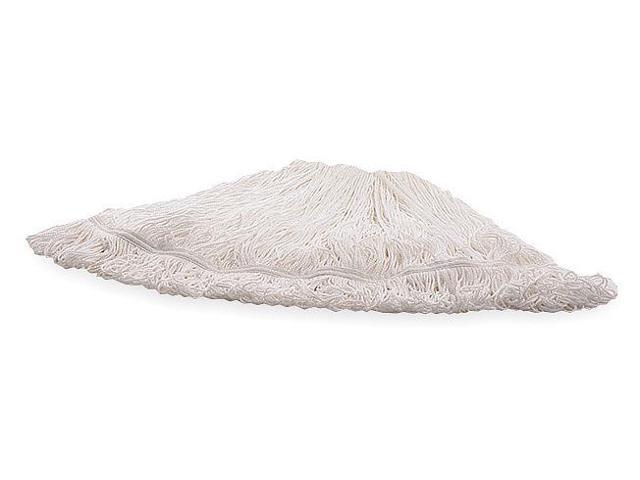 Rubbermaid Commercial Nylon Finish Mop Head Medium White 6/Carton T20006