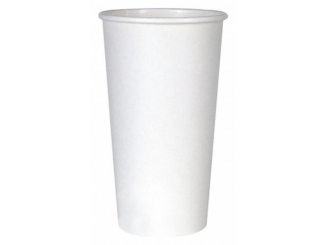 Disposable Hot cup 16 oz White Paper Pk1000 ZORO SELECT 2346W