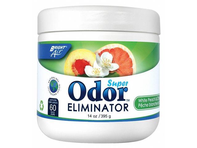 Bright Air Deodorizer White Peach and Citrus Fragrance 14 oz Jar Gel