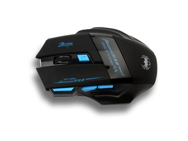 New Version Professional LED Optical Wireless Gaming Mouse 7 Buttons 2400 DPI /1600 DPI /1000 DPI /600 DPI 24Ghz Wireless Notebook PC Mice Mouse