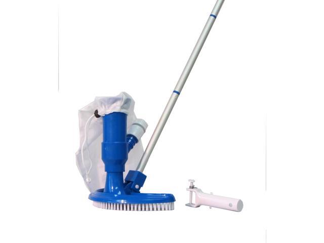 Swimming Pool & Spa Jet Vacuum W/ Brush Bag Hose Adaptor & Pole