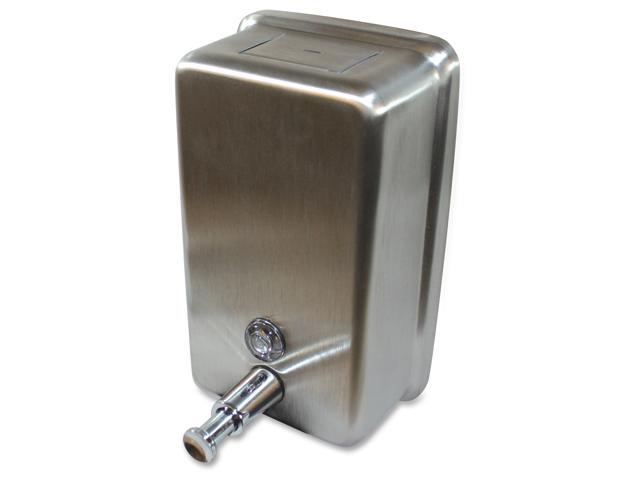 Genuine Joe Liquid Soap Dispenser Vertical 40oz Cap STST 85134