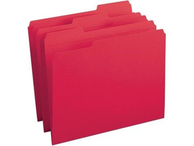 3 Tab File Folders Universal Reinforced Legal Size Folders With ...