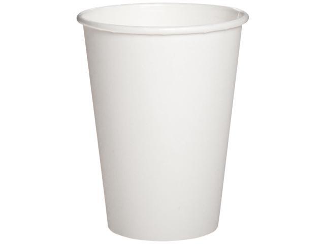 Disposable Hot cup 12 oz White Paper Pk1000 ZORO SELECT 2342W