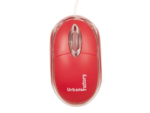 URBAN FACTORY BDM05UF CRISTAL MOUSE RED OPTICAL