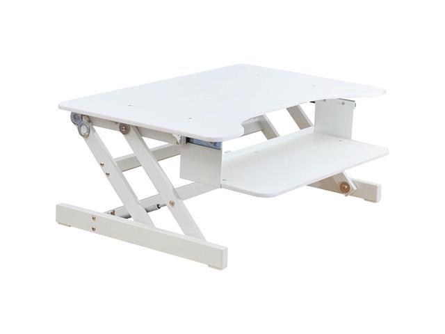 Lorell Adjustable Desk Riser - 16' Height x 32' Width x 21' Depth - Desktop - White LLR99901