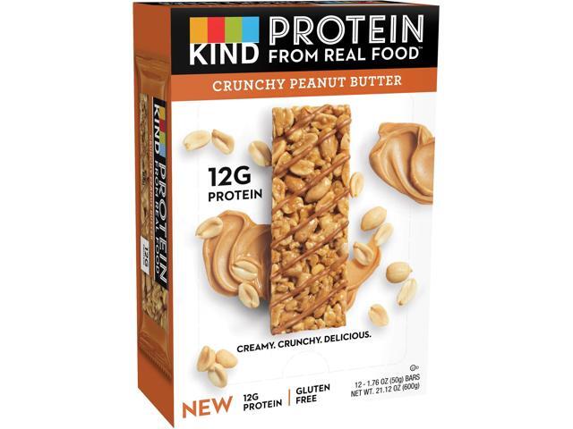 KIND Protein Bars Crunchy Peanut Butter 176 oz 12/Pack 26026
