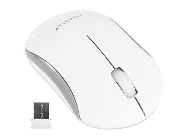 Macally Wireless 3 Button Optical RF Mouse for Mac/PC [RFQMOUSE]