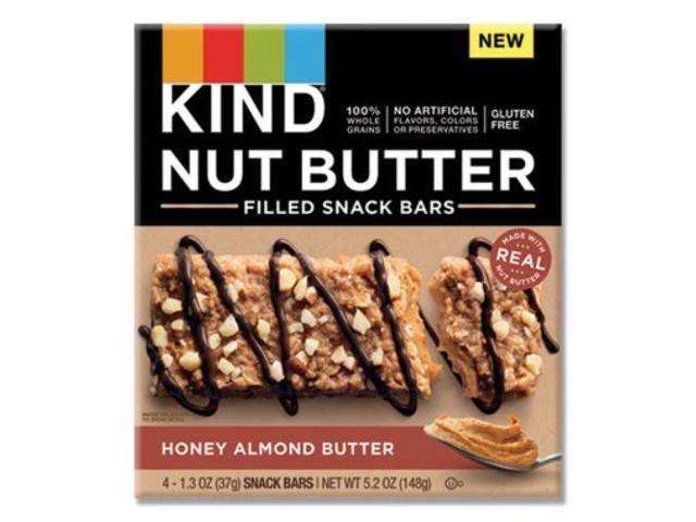 Nut Butter Filled Snack Bars Honey Almond Butter 13 oz 4/Pack 26289