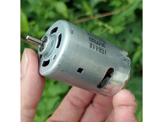 Double Ball Bearing Micro Motors DC12V-18V 15500 RPM-23800 RPM High Speed Large Torque Motor Portable Hand Drill Motor