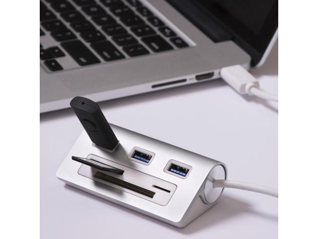 Sabrent 3-Port USB 3.0 Hub with SD and Micro SD Card Readers