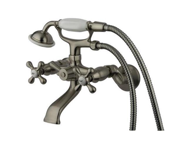 Kingston Brass Ks265Sn Tub Mount Clawfoot Tub Faucet - Satin Nickel Finish