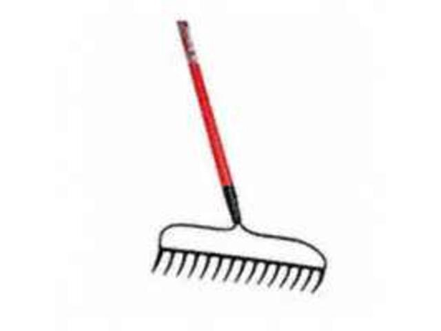 16X3-1/4 Forged Bow Rake AMES TRUE TEMPER INC Garden Rakes 63184 079617631846