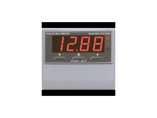Blue Sea Systems - 8248 - Blue Sea DC Digital Multi-Function Meter with Alarm