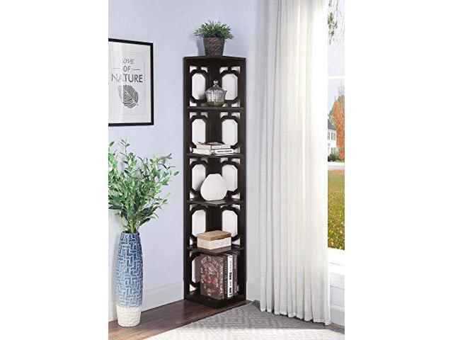 Omega 5 tier store corner bookcase