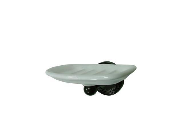 GEORGIAN CERAMIC SOAP DISH-Oil Rubbed Bronze Finish