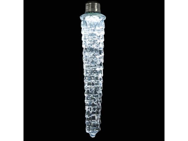 9' White Dripping LED Icicle Christmas Light Bulb