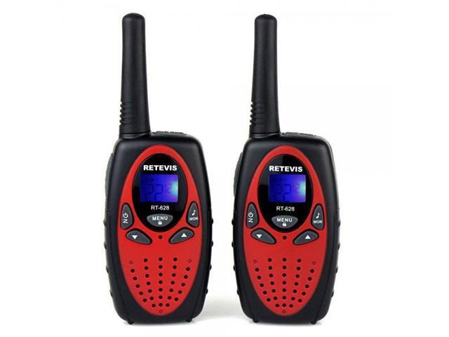 Retevis RT628 Kids Walkie Talkies 22 Channel FRS Toy for Kids UHF 462550- 4677125MHz 2 Way Radio Toy(Red2 Pack)