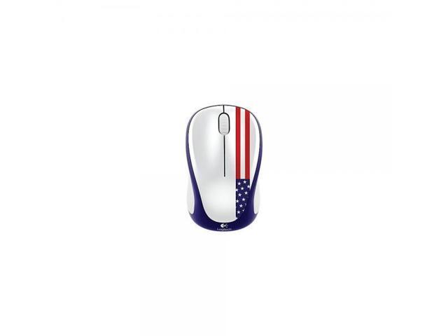 Logitech M317c 910-004020 Wireless Advanced Optical Mouse American Flag 393202