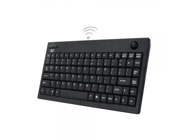 Adesso 24 GHz RF Wireless Mini Trackball Keyboard (WKB-3100UB)