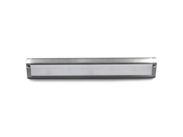 morris 71271 led under cabinet light brushed aluminum hardwire/plugin dimmable 3000k 18' size