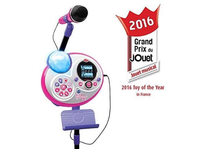 vtech kidi super star karaoke system with mic stand 