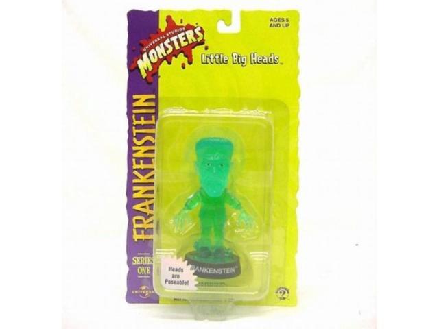 UPC 747720130012 product image for little big heads universal studios transluscent green frankenstein | upcitemdb.com