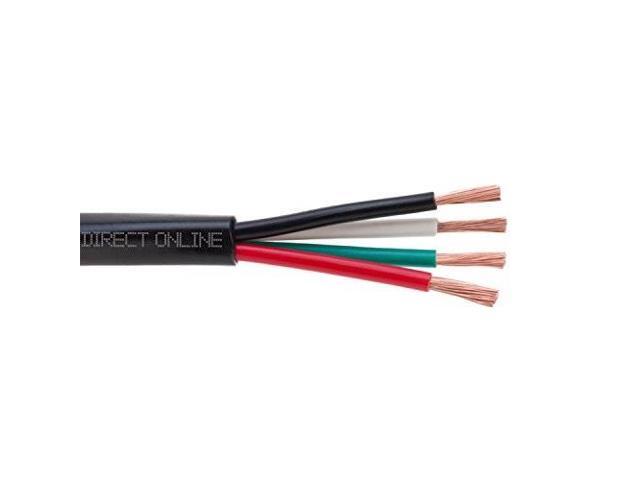 500ft outdoor uv protection rated professional speaker audio cable 16awg direct burial 16/4 bulk spool 500ft 16/4