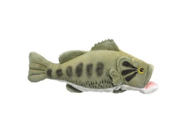 wild life artist large mouth bass plush toy 10' l