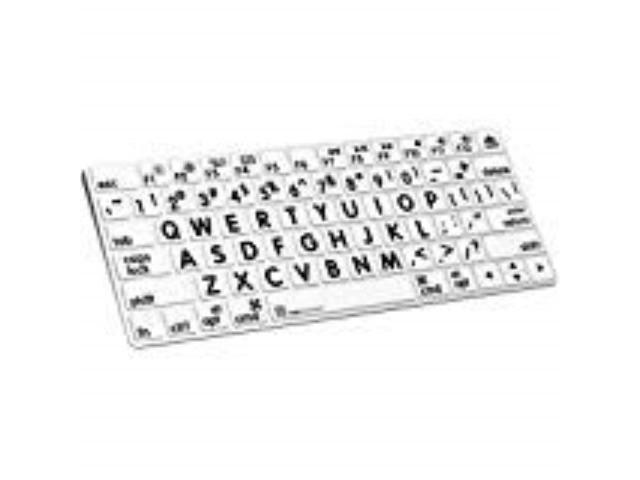 LogicKeyboard Large Print Black on White Clear Magic Keyb Skin LS-LPRNTBW-MAGC-US Large Print Black on White Clear Magic Keyb Skin