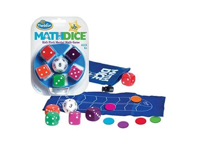 thinkfun math dice junior game for boys and girls age 6 and up teachers favorite and toy of the year nominee