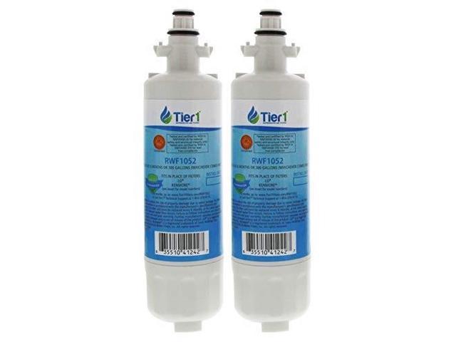 tier1 replacement for lg lt700p, adq36006101, adq36006102, kenmore 469690, 469690 refrigerator water filter 2 pack photo