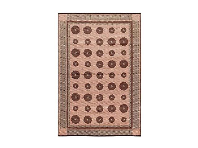 UPC 882370043050 product image for achla designs dots indoor/outdoor floor mat, 4 x 6ft, spice | upcitemdb.com