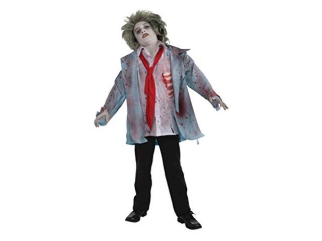 boys zombie boy kids child fancy dress party halloween costume s 46